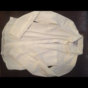 Classic white button down